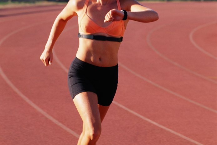 Are You Working Out Hard Enough, checking heart rate while running